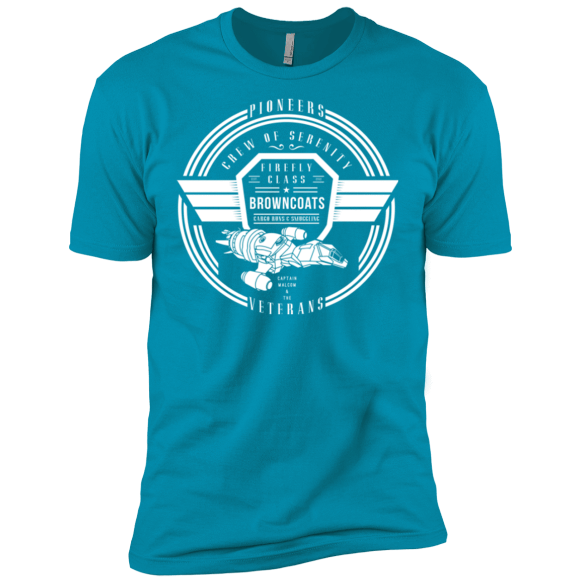 T-Shirts Turquoise / X-Small Crew of Serenity Men's Premium T-Shirt