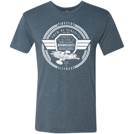 T-Shirts Indigo / Small Crew of Serenity Men's Triblend T-Shirt