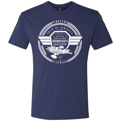 T-Shirts Vintage Navy / Small Crew of Serenity Men's Triblend T-Shirt