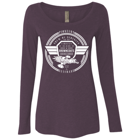 T-Shirts Vintage Purple / Small Crew of Serenity Women's Triblend Long Sleeve Shirt