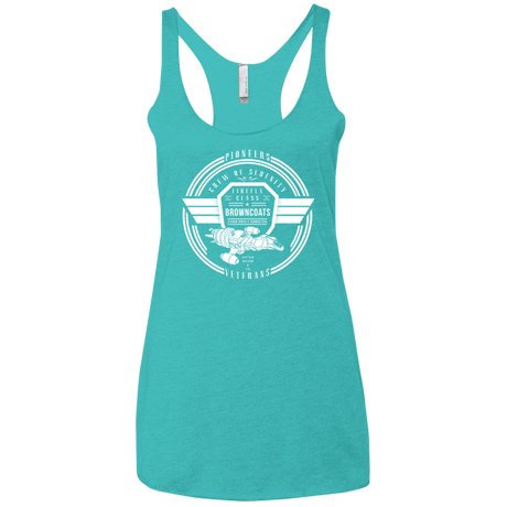 T-Shirts Tahiti Blue / X-Small Crew of Serenity Women's Triblend Racerback Tank