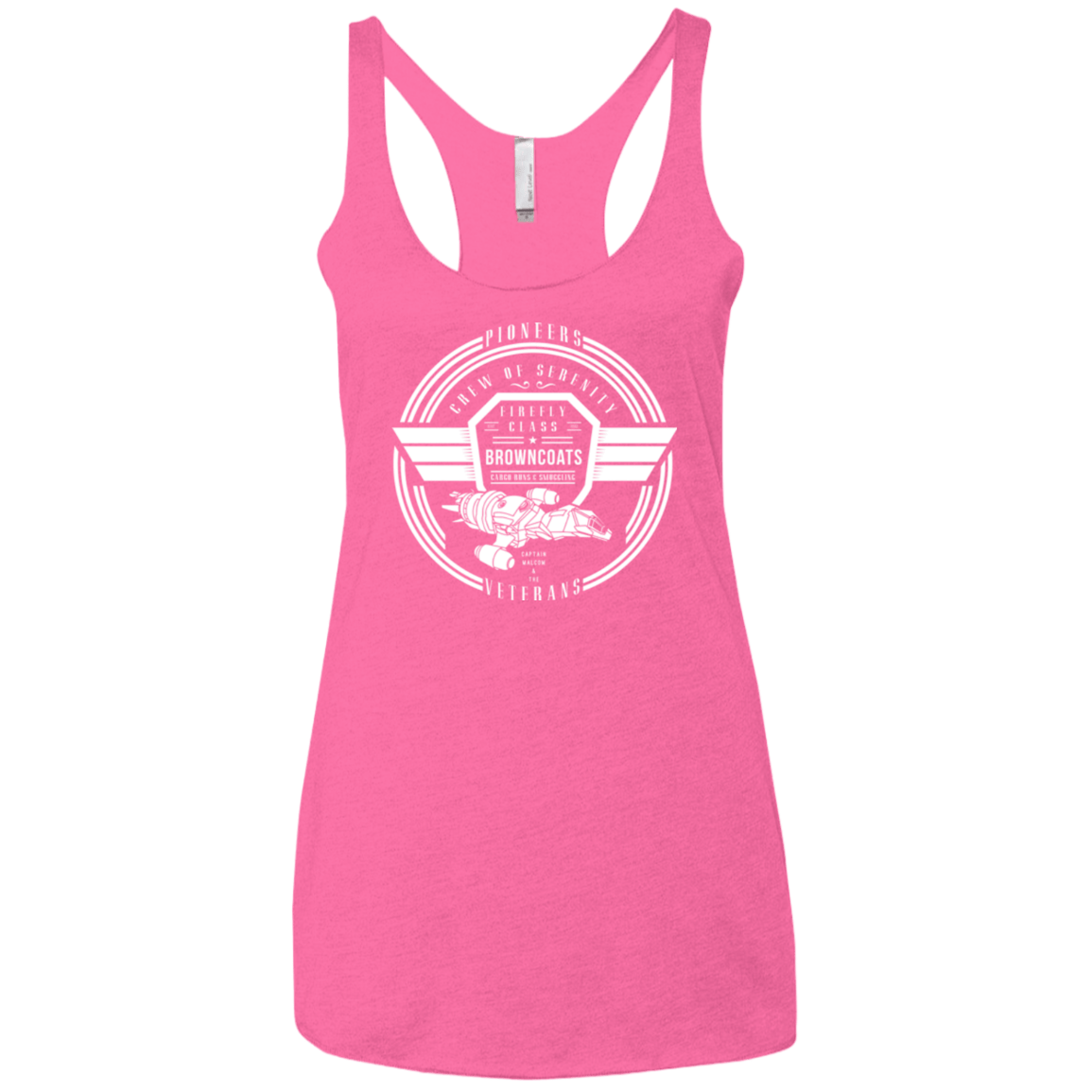 T-Shirts Vintage Pink / X-Small Crew of Serenity Women's Triblend Racerback Tank