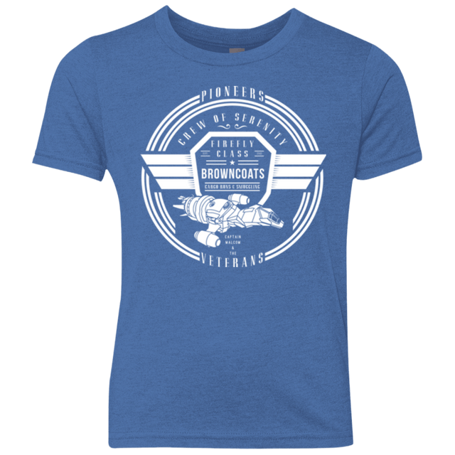 T-Shirts Vintage Royal / YXS Crew of Serenity Youth Triblend T-Shirt