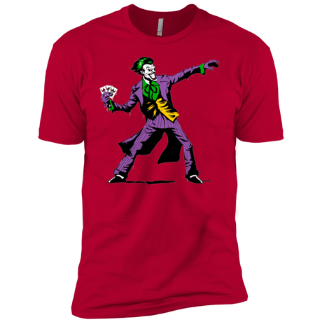 T-Shirts Red / YXS Crime Clown Banksy Boys Premium T-Shirt