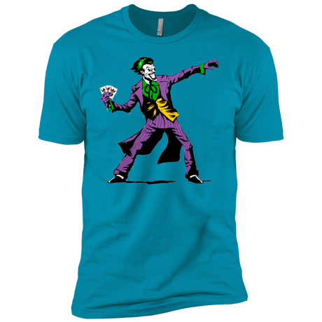 T-Shirts Turquoise / YXS Crime Clown Banksy Boys Premium T-Shirt