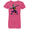 T-Shirts Hot Pink / YXS Crime Clown Banksy Girls Premium T-Shirt