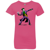 T-Shirts Hot Pink / YXS Crime Clown Banksy Girls Premium T-Shirt