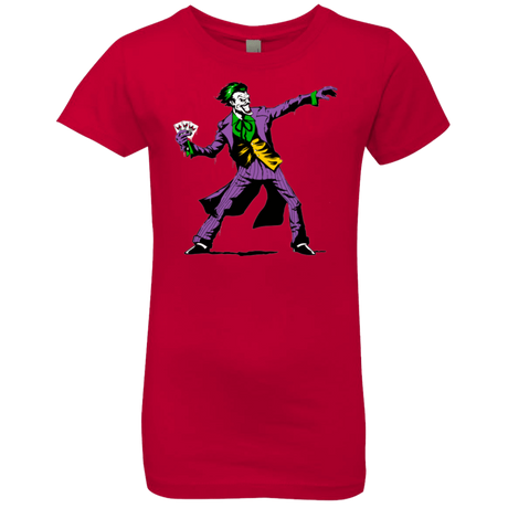 T-Shirts Red / YXS Crime Clown Banksy Girls Premium T-Shirt