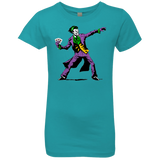 T-Shirts Tahiti Blue / YXS Crime Clown Banksy Girls Premium T-Shirt