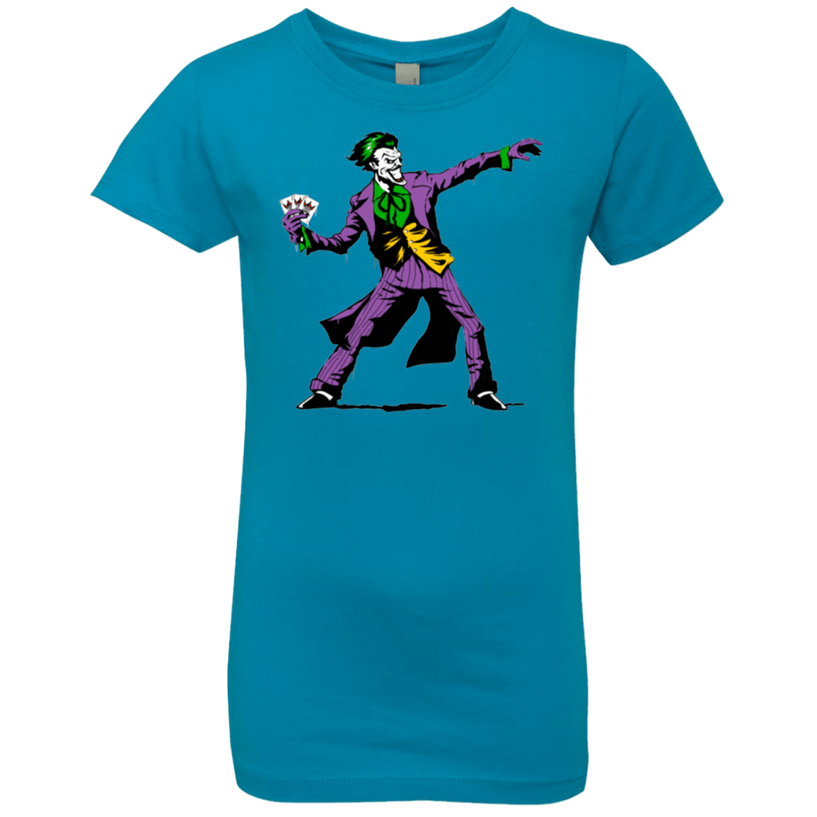 T-Shirts Turquoise / YXS Crime Clown Banksy Girls Premium T-Shirt