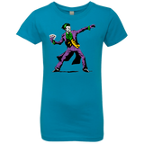 T-Shirts Turquoise / YXS Crime Clown Banksy Girls Premium T-Shirt