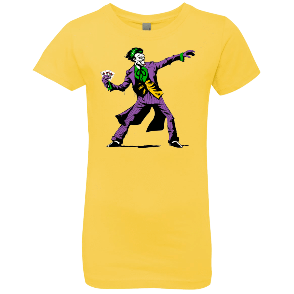 T-Shirts Vibrant Yellow / YXS Crime Clown Banksy Girls Premium T-Shirt