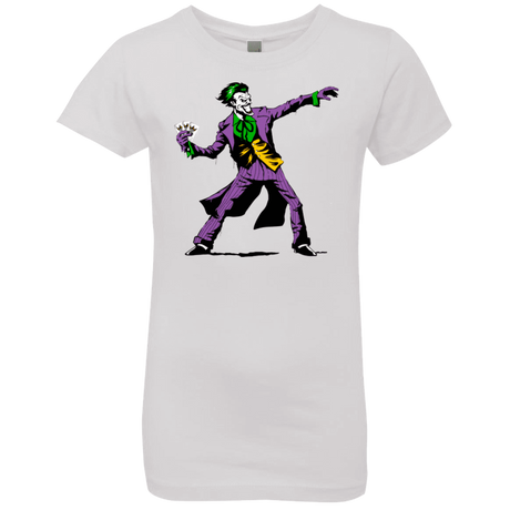 T-Shirts White / YXS Crime Clown Banksy Girls Premium T-Shirt