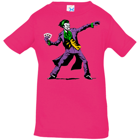 T-Shirts Hot Pink / 6 Months Crime Clown Banksy Infant Premium T-Shirt