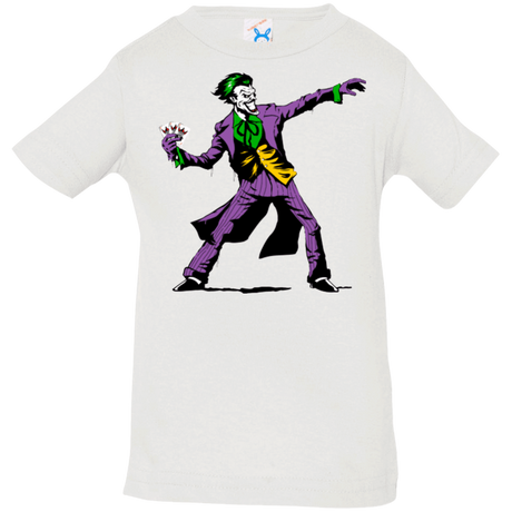 T-Shirts White / 6 Months Crime Clown Banksy Infant Premium T-Shirt