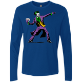 T-Shirts Royal / Small Crime Clown Banksy Men's Premium Long Sleeve