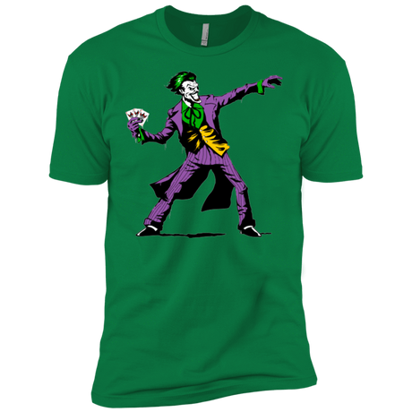 T-Shirts Kelly Green / X-Small Crime Clown Banksy Men's Premium T-Shirt