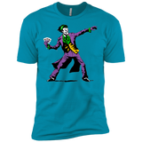 T-Shirts Turquoise / X-Small Crime Clown Banksy Men's Premium T-Shirt