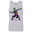 T-Shirts Heather Grey / Small Crime Clown Banksy Men's Premium Tank Top