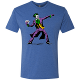 T-Shirts Vintage Royal / Small Crime Clown Banksy Men's Triblend T-Shirt