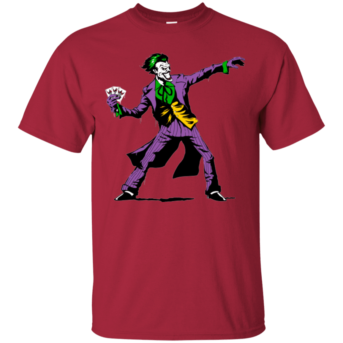 T-Shirts Cardinal / Small Crime Clown Banksy T-Shirt