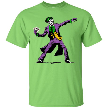 T-Shirts Lime / Small Crime Clown Banksy T-Shirt