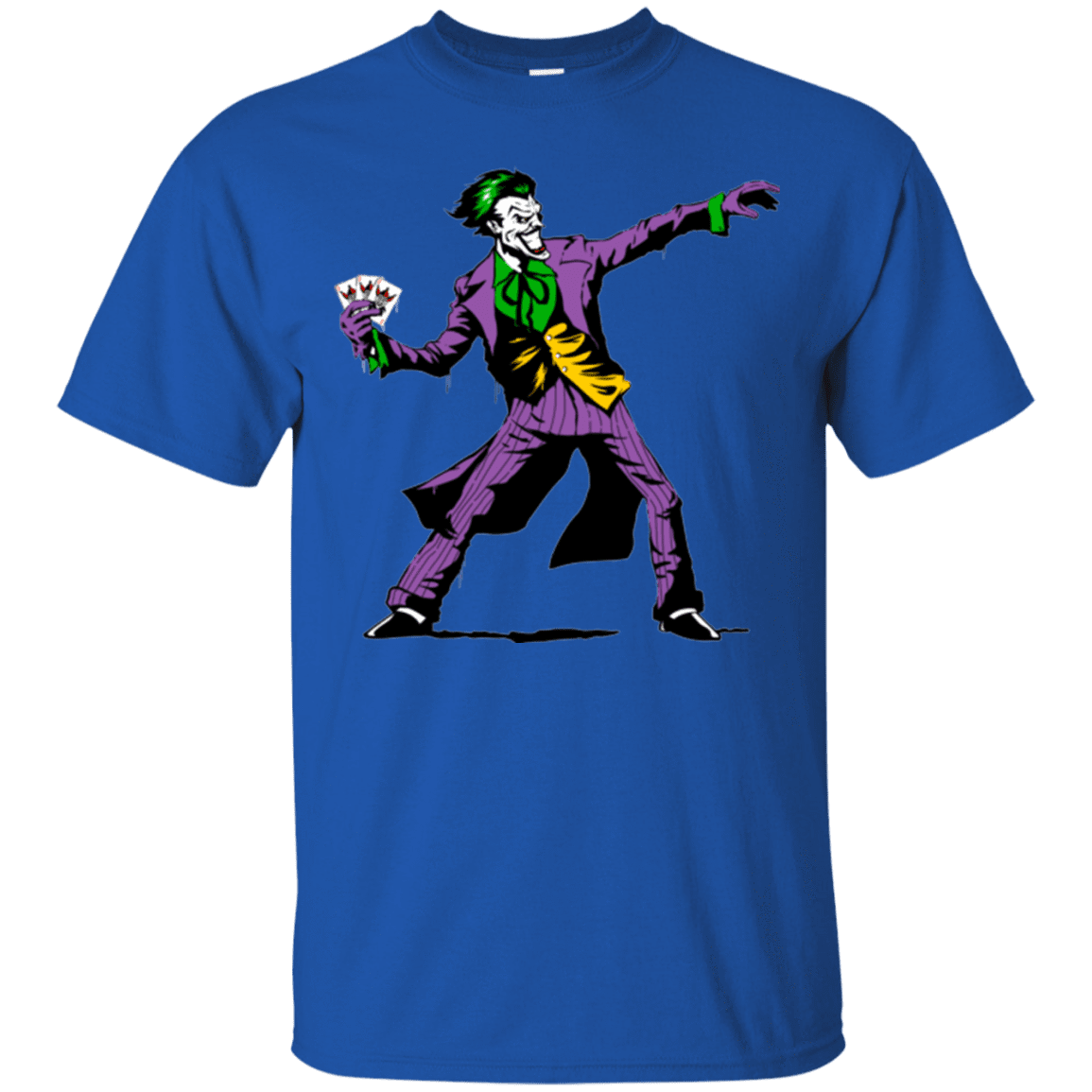 T-Shirts Royal / Small Crime Clown Banksy T-Shirt