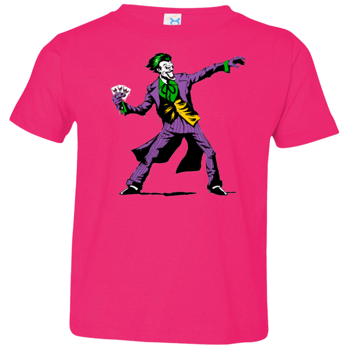 T-Shirts Hot Pink / 2T Crime Clown Banksy Toddler Premium T-Shirt