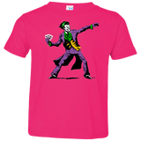 T-Shirts Hot Pink / 2T Crime Clown Banksy Toddler Premium T-Shirt