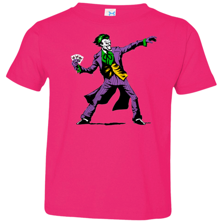 T-Shirts Hot Pink / 2T Crime Clown Banksy Toddler Premium T-Shirt