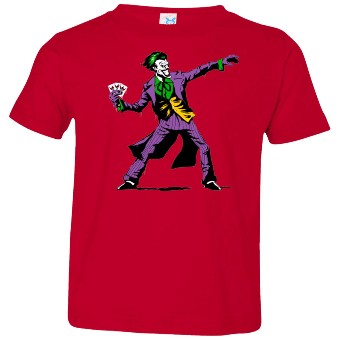 T-Shirts Red / 2T Crime Clown Banksy Toddler Premium T-Shirt