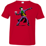 T-Shirts Red / 2T Crime Clown Banksy Toddler Premium T-Shirt