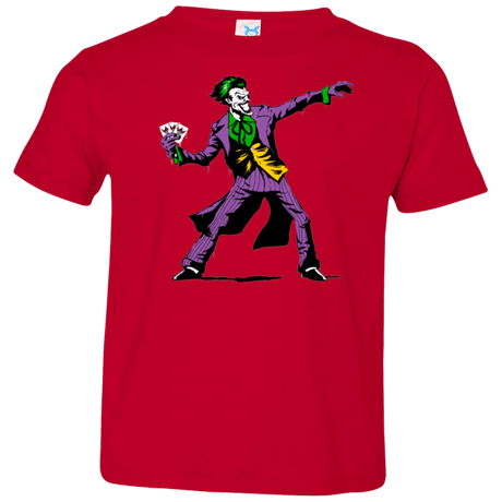 T-Shirts Red / 2T Crime Clown Banksy Toddler Premium T-Shirt