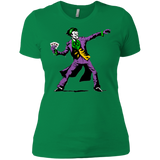 T-Shirts Kelly Green / X-Small Crime Clown Banksy Women's Premium T-Shirt