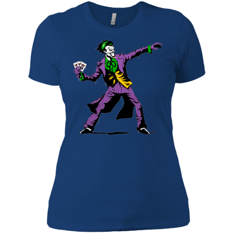 T-Shirts Royal / X-Small Crime Clown Banksy Women's Premium T-Shirt