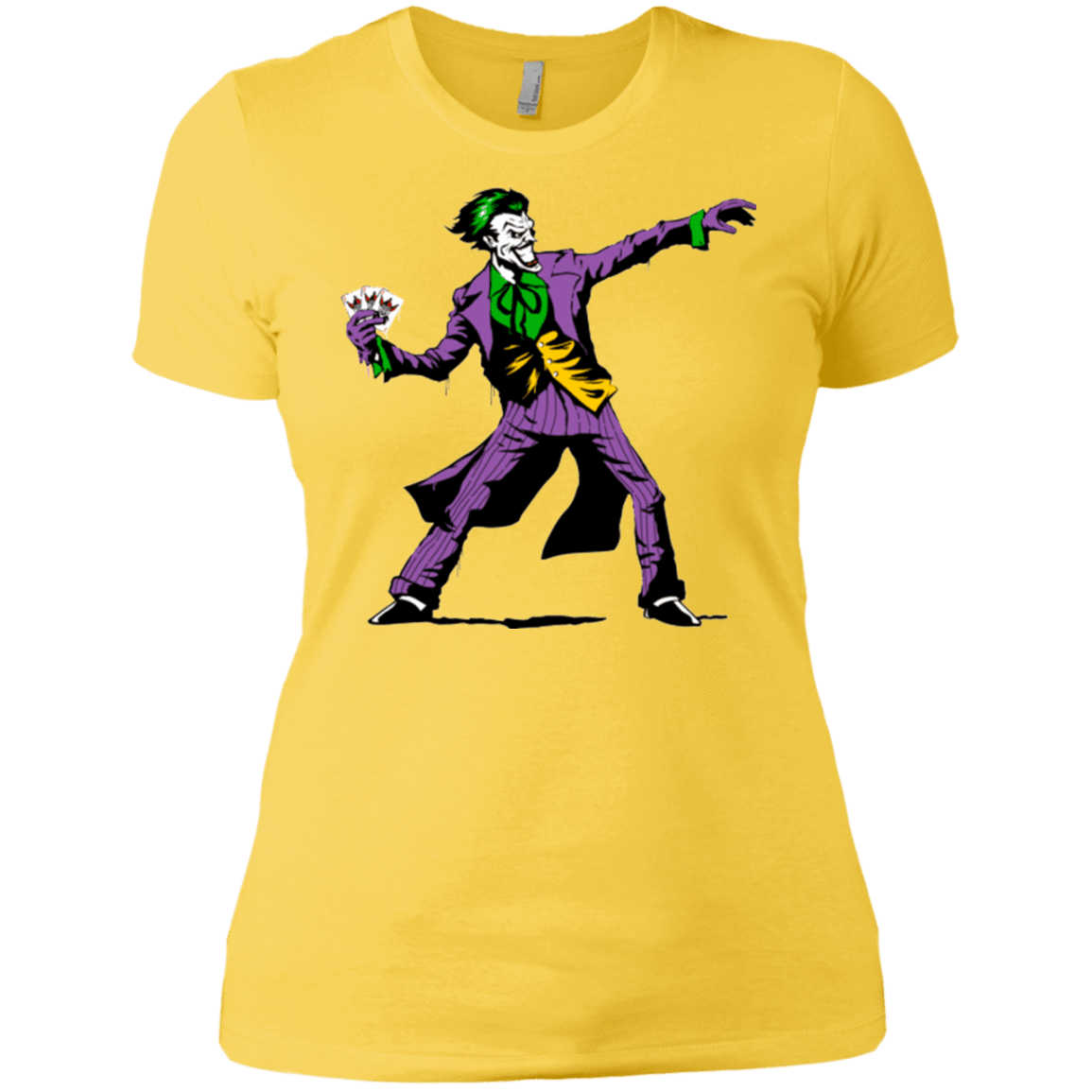 T-Shirts Vibrant Yellow / X-Small Crime Clown Banksy Women's Premium T-Shirt