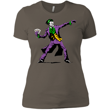 T-Shirts Warm Grey / X-Small Crime Clown Banksy Women's Premium T-Shirt