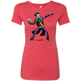 T-Shirts Vintage Red / Small Crime Clown Banksy Women's Triblend T-Shirt
