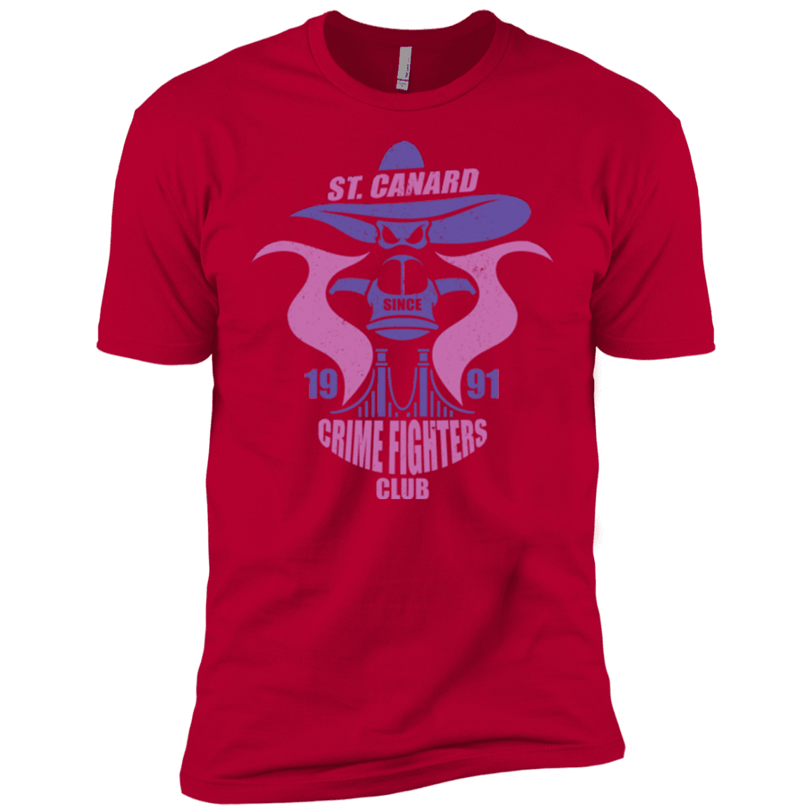 T-Shirts Red / YXS Crime Fighters Club Boys Premium T-Shirt