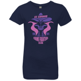 T-Shirts Midnight Navy / YXS Crime Fighters Club Girls Premium T-Shirt