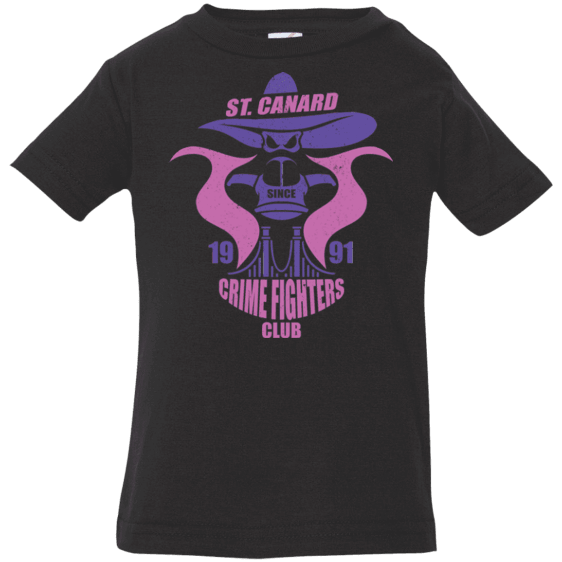 T-Shirts Black / 6 Months Crime Fighters Club Infant Premium T-Shirt