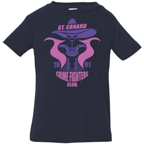 T-Shirts Navy / 6 Months Crime Fighters Club Infant Premium T-Shirt