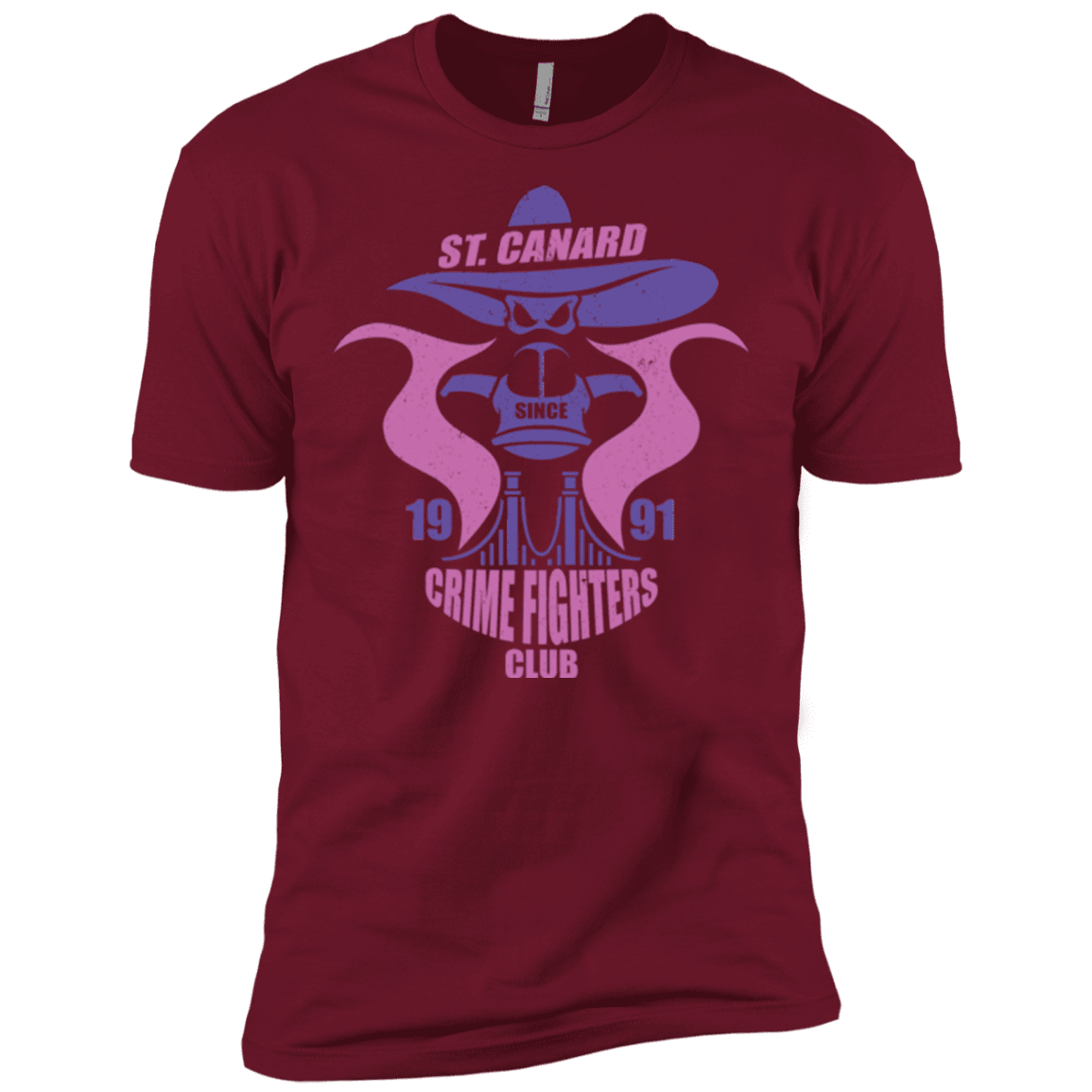 T-Shirts Cardinal / X-Small Crime Fighters Club Men's Premium T-Shirt