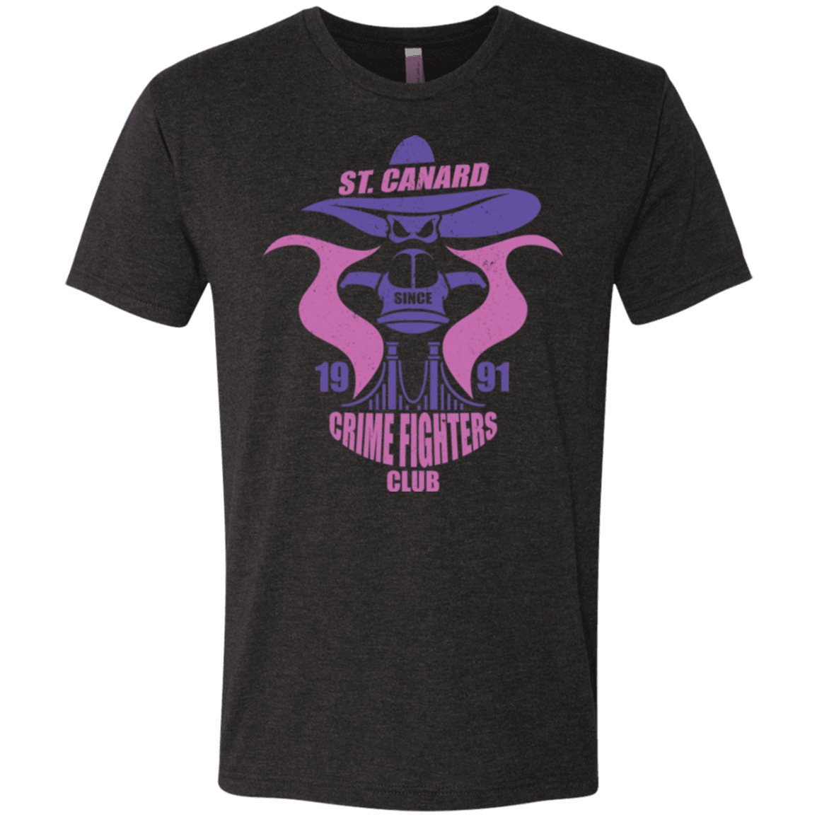 T-Shirts Vintage Black / Small Crime Fighters Club Men's Triblend T-Shirt