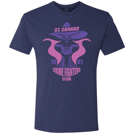 T-Shirts Vintage Navy / Small Crime Fighters Club Men's Triblend T-Shirt