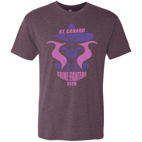 T-Shirts Vintage Purple / Small Crime Fighters Club Men's Triblend T-Shirt