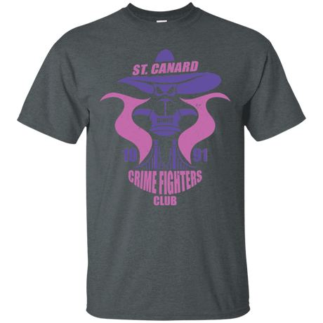 T-Shirts Dark Heather / Small Crime Fighters Club T-Shirt