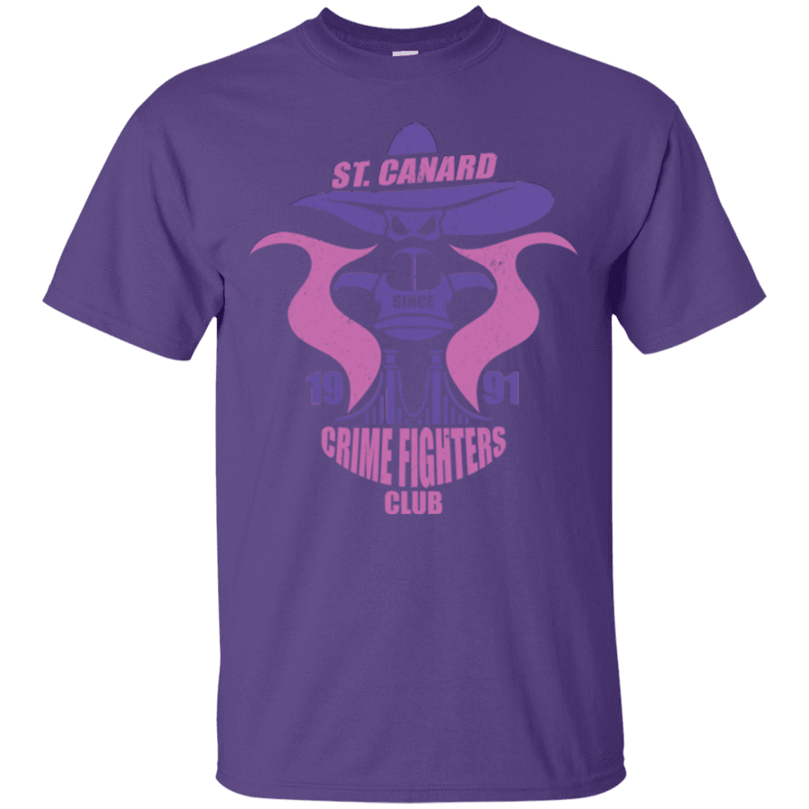 T-Shirts Purple / Small Crime Fighters Club T-Shirt