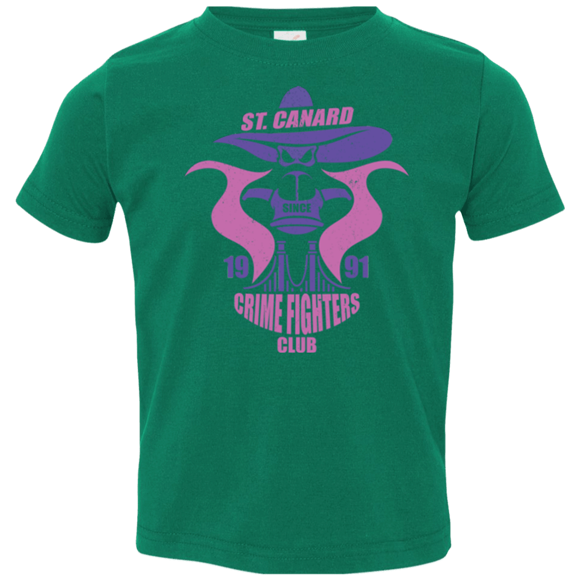 T-Shirts Kelly / 2T Crime Fighters Club Toddler Premium T-Shirt