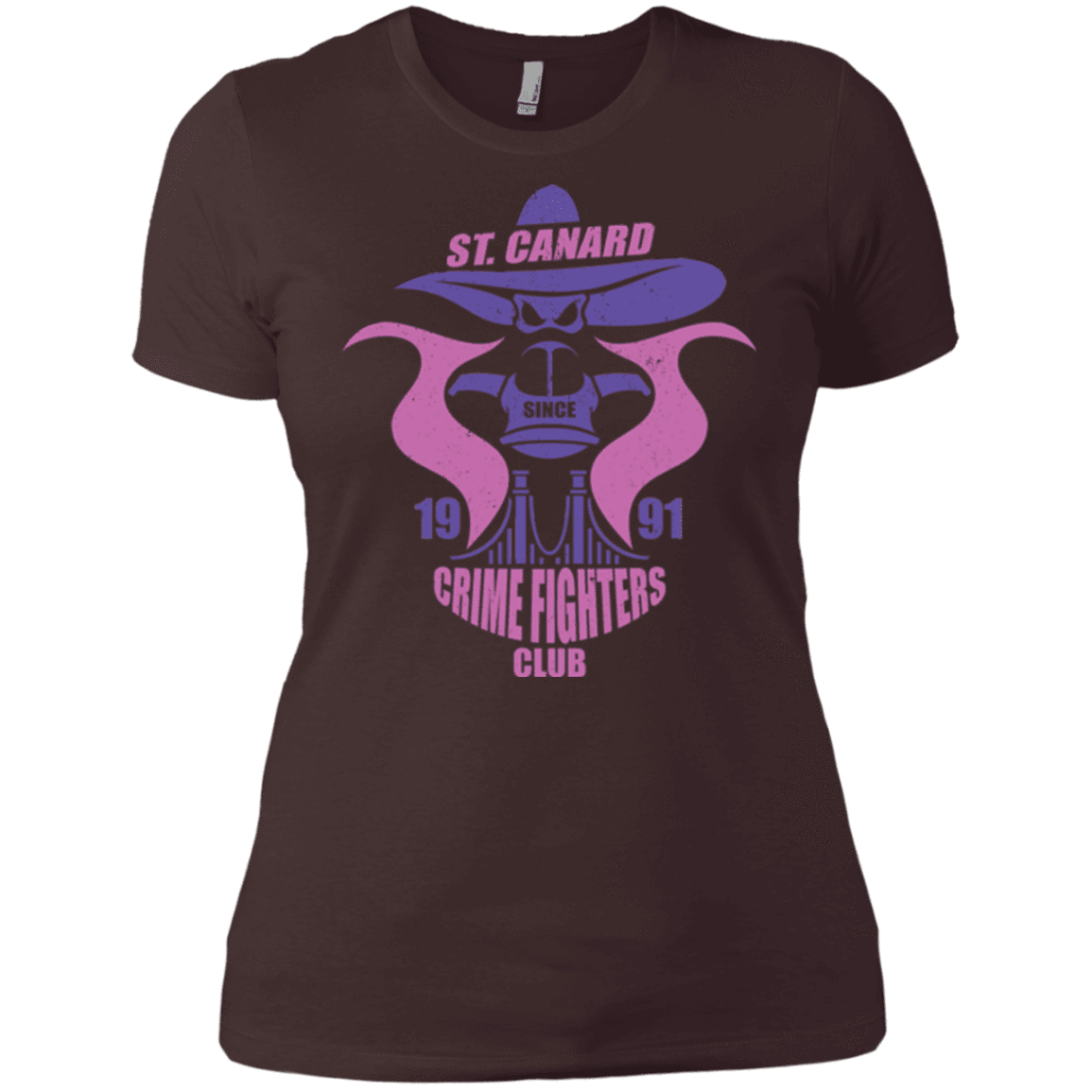 T-Shirts Dark Chocolate / X-Small Crime Fighters Club Women's Premium T-Shirt